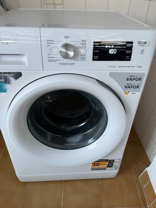 Lavadora Whirlpool 9kg Vapor Inverter Motor