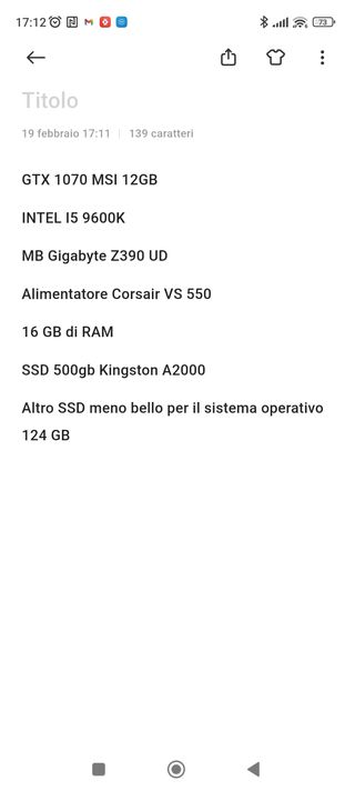 PC desktop usato (anche gaming)