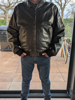 Chaqueta Moto Cuero Roll Star RS - Retro