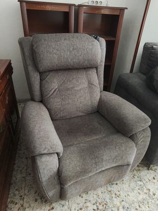 Butaca relax eléctrica gris