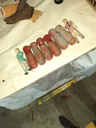 Pack Futbolín: Figuras y Mangos Madera