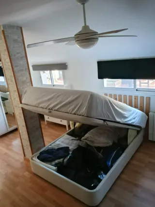 Canapé Matrimonio Beige y Negro