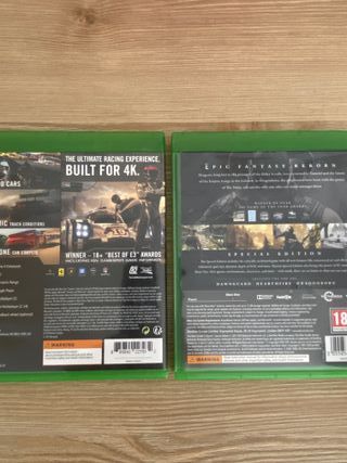 Forza 7 Motorsport y Skyrim Special Edition Xbox O