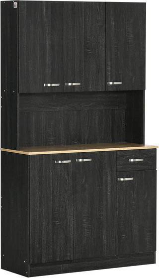 Credenza Cucina con Armadietti, Cassetto e Piano P