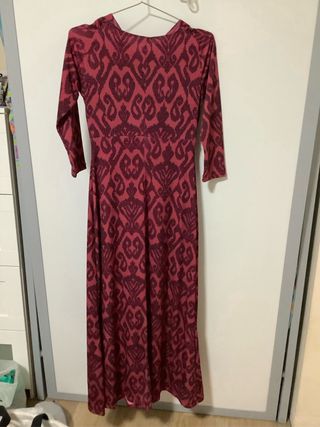 Vestido Basyco Jerez, Invitada Burdeos Talla M