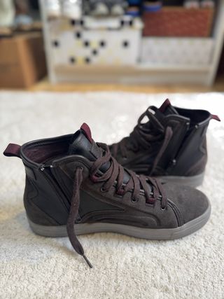 Botines Geox Marrones y Grises