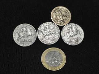 Lote monedas perra gorda peseta la del 1