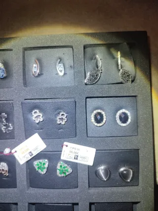 Pendientes de plata 925 variados