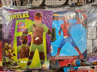 Disfraz Tortugas Ninja y Spiderman