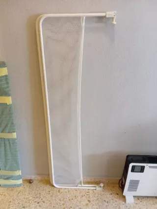 Barandilla de cama infantil blanca