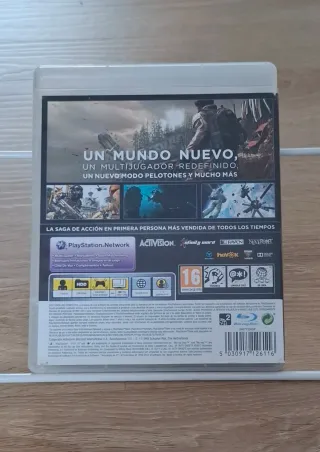 PS3 Call of Duty MW3 y Ghosts
