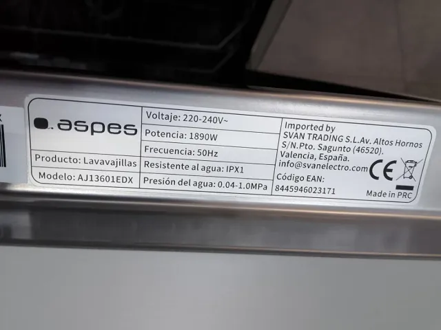Lavastoviglie Aspes 14 coperti NUOVO CON GOLPE