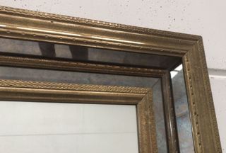 Espejo marco dorado y plateado