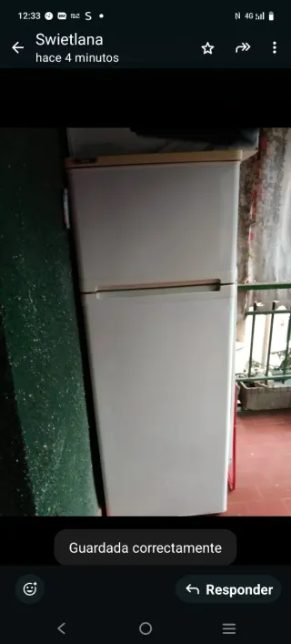 Nevera con frigorífico