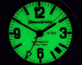 Vostok Komandirskie GMT natillas 476773 full lume