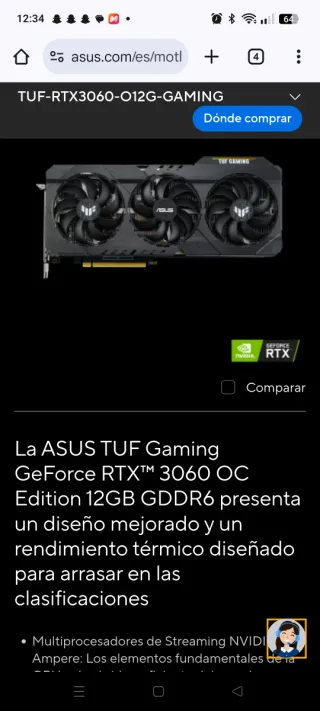RTX 3060 OC 12GB