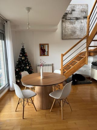 4 Sillas Comedor Madera Maciza Blancas