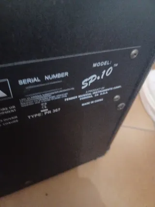 Amplificador Fender Squier SP-10