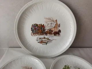 Juego de platos de merienda