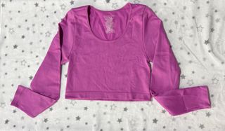 Camiseta Crop Deportiva Manga Larga