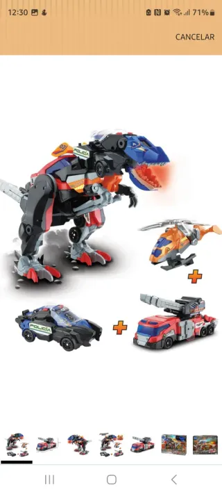 Mega T Rex 4 en 1 Juguete