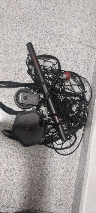 Lote Pesas Hierro Decathlon + Barras+ polea