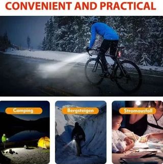 Pack 2 Luces LED Bicicleta (Delantera + Trasera)