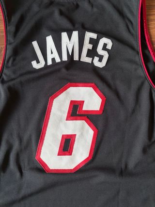 Camiseta Miami Heat Lebron James #6 Adidas NBA
