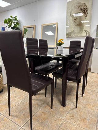 Oferta Comedor: Mesa Extensible y 6 Sillas