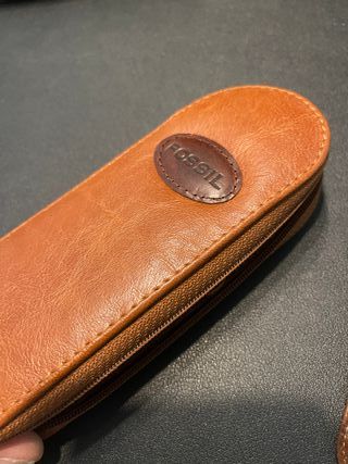 Orologio Fossil Uomo Pelle Marrone Argento