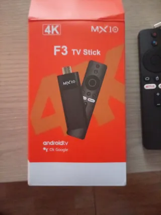 MX10 F3 TV Stick 4K Android TV