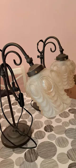 Pareja de lamparitas de mesa