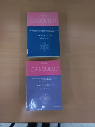 2 Libros Calculus Tom M. Apostol (Vol. 1 y 2)