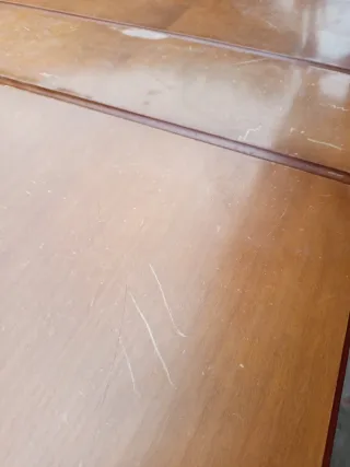 Mesa auxiliar de madera plegable