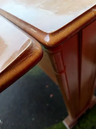 Mesa auxiliar de madera plegable