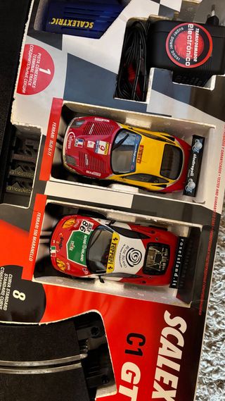 Scalextric C1 GT Ferrari Set