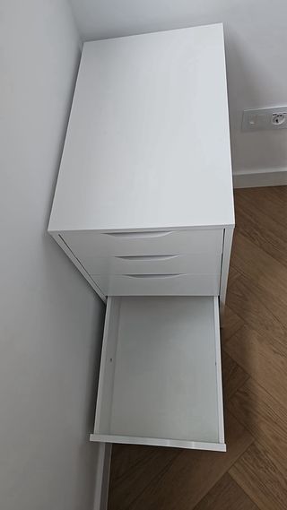 Cajonera blanca Alex Ikea totalmente nueva