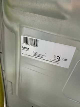 Cocina Rommer a gas con horno