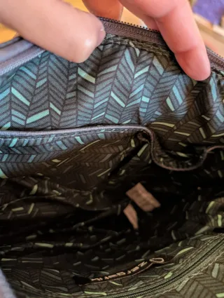 Bolso Zergatik azul y rosa