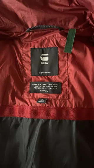 Abrigo Raw Rojo