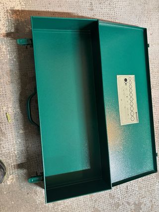 Bussole , estrattore + scatola metallo verde