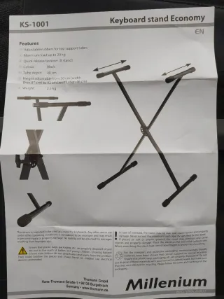 Yamaha PSR E463 con accesorios