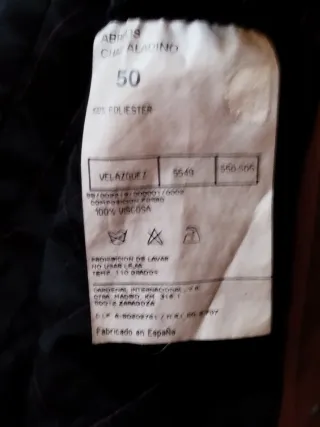 Parka hombre talla 50 marrón