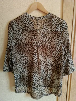 Camiseta estampado leopardo