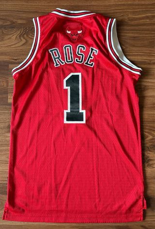 Camiseta Derrick Rose Bulls #1 Adidas NBA