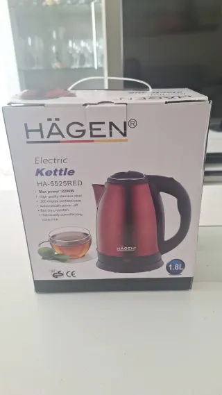 Hervidor Eléctrico HÄGEN HA-5525RED Rojo 1.8L