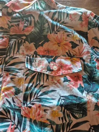 Camicia floreale uomo