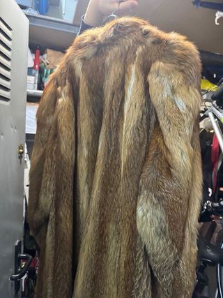 Abrigo de piel largo