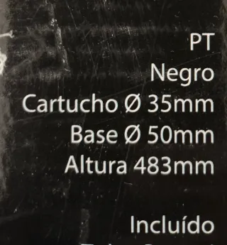 Grifo Cocina Negro Monomando Alto + Ducha