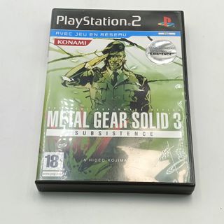 Metal Gear Solid 3 Subsistence PS2 in Francese